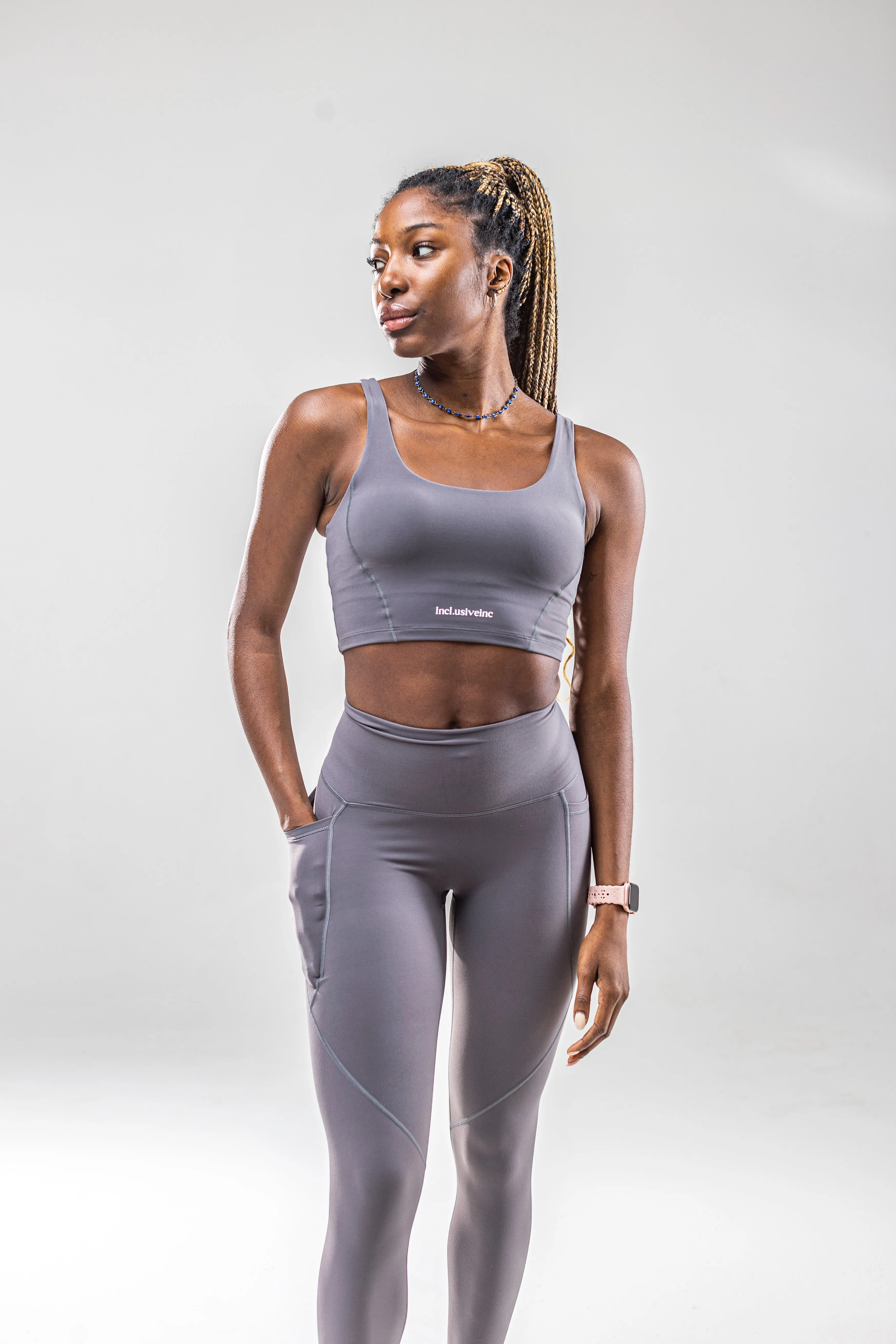 Active Grey Activewear Set