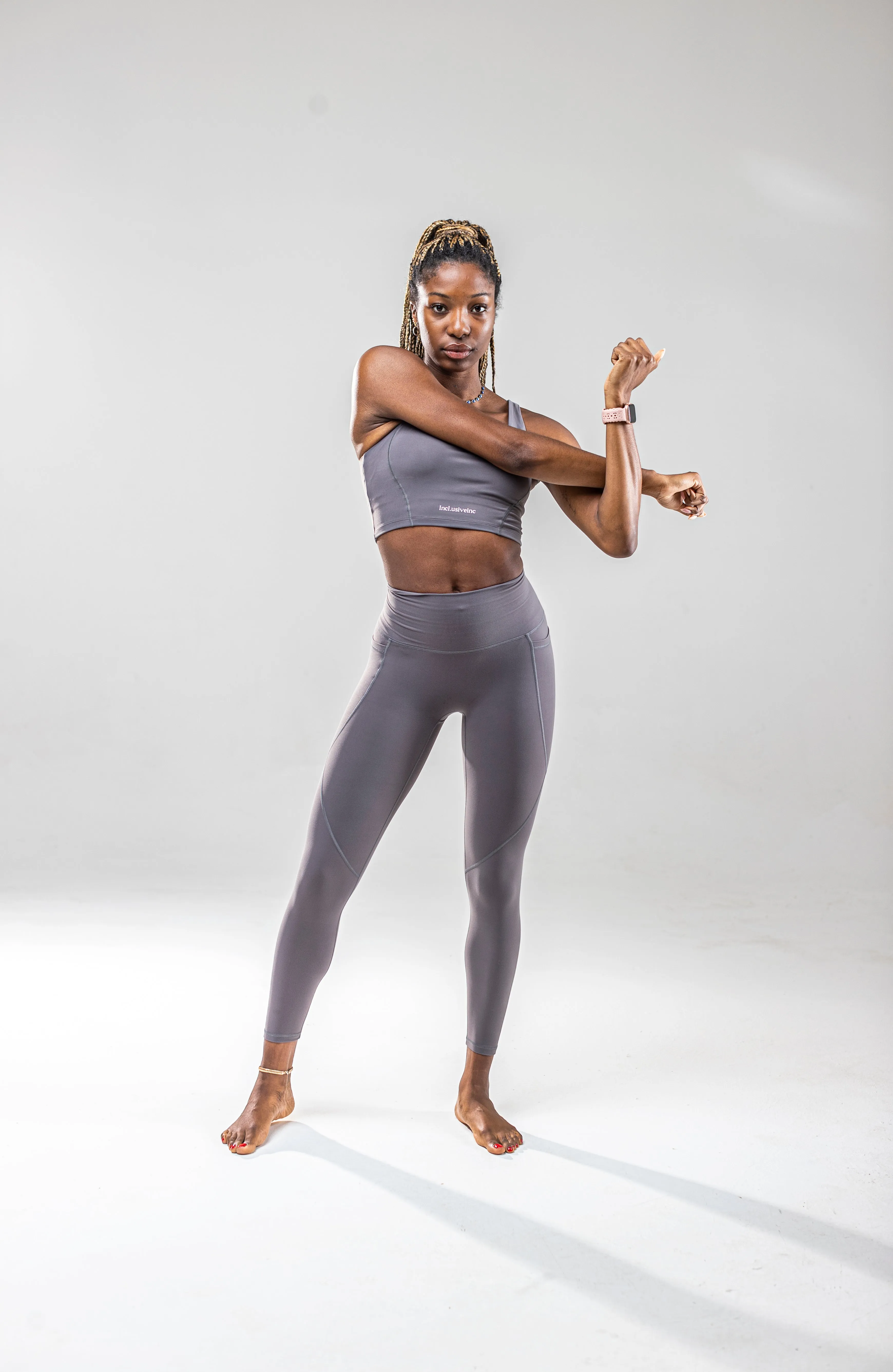 Active Grey Activewear Set