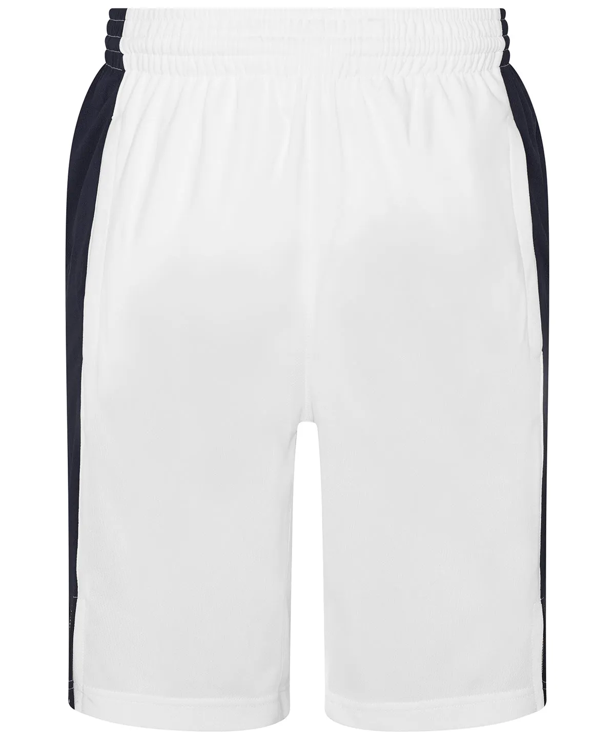 Arctic White/French Navy - Cool panel shorts