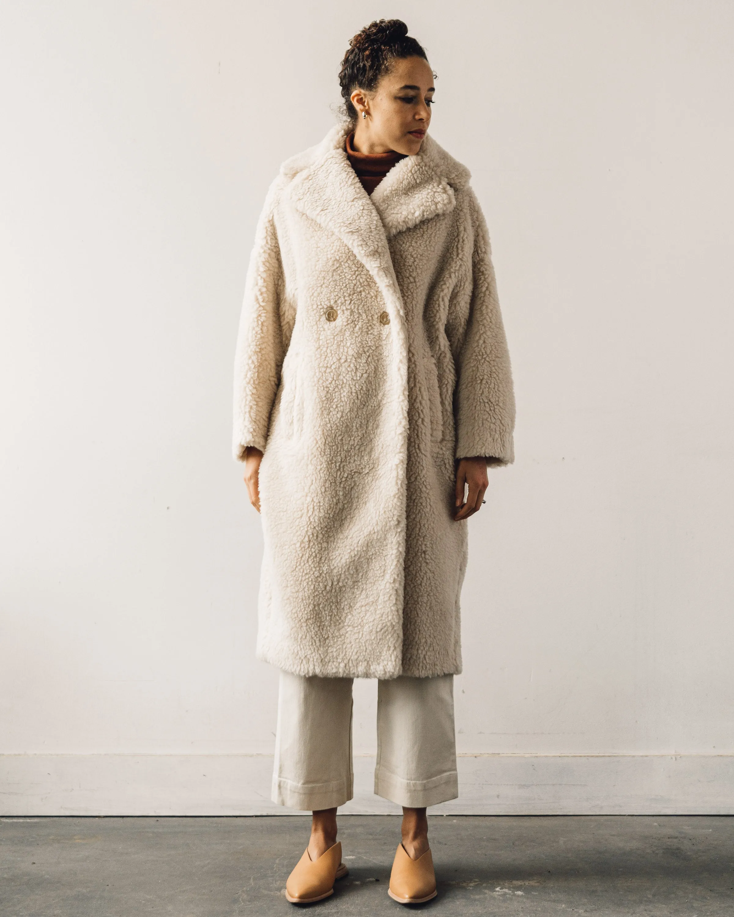 Atelier Delphine Dahlia Coat, Cream