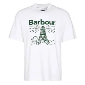 Barbour Pell Oversized Graphic T-Shirt White