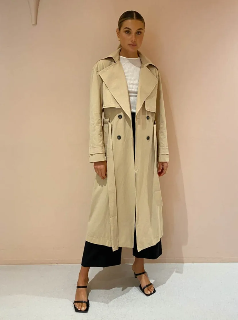 Bec and Bridge Maral Coat in Sand