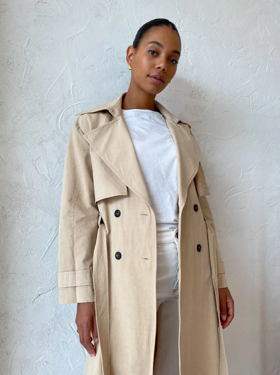 Bec and Bridge Maral Coat in Sand