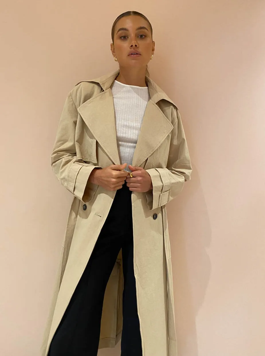 Bec and Bridge Maral Coat in Sand