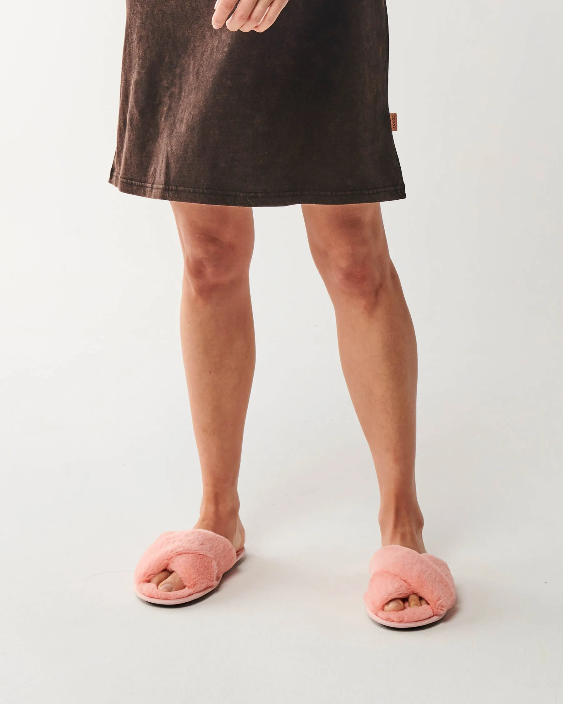 Blush Pink Adult Slippers