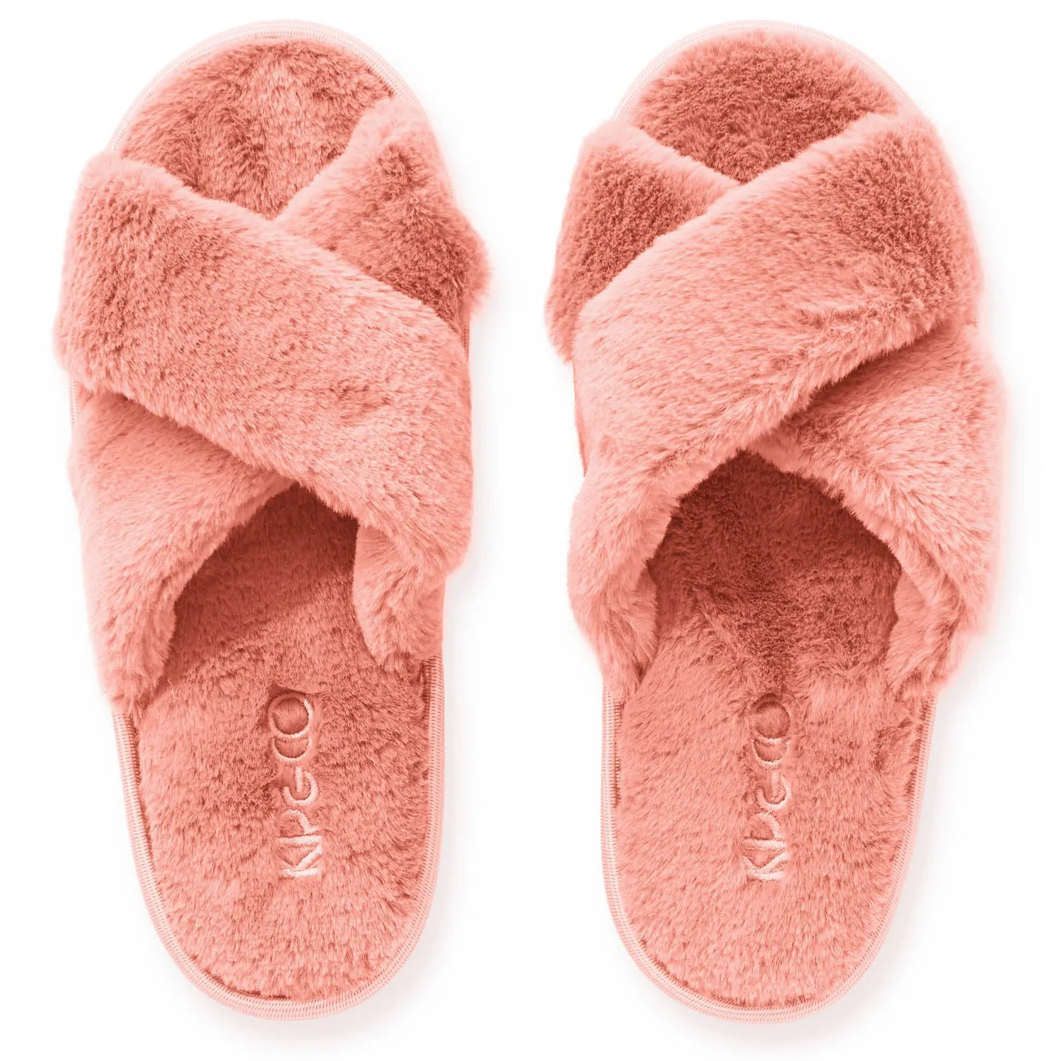 Blush Pink Adult Slippers