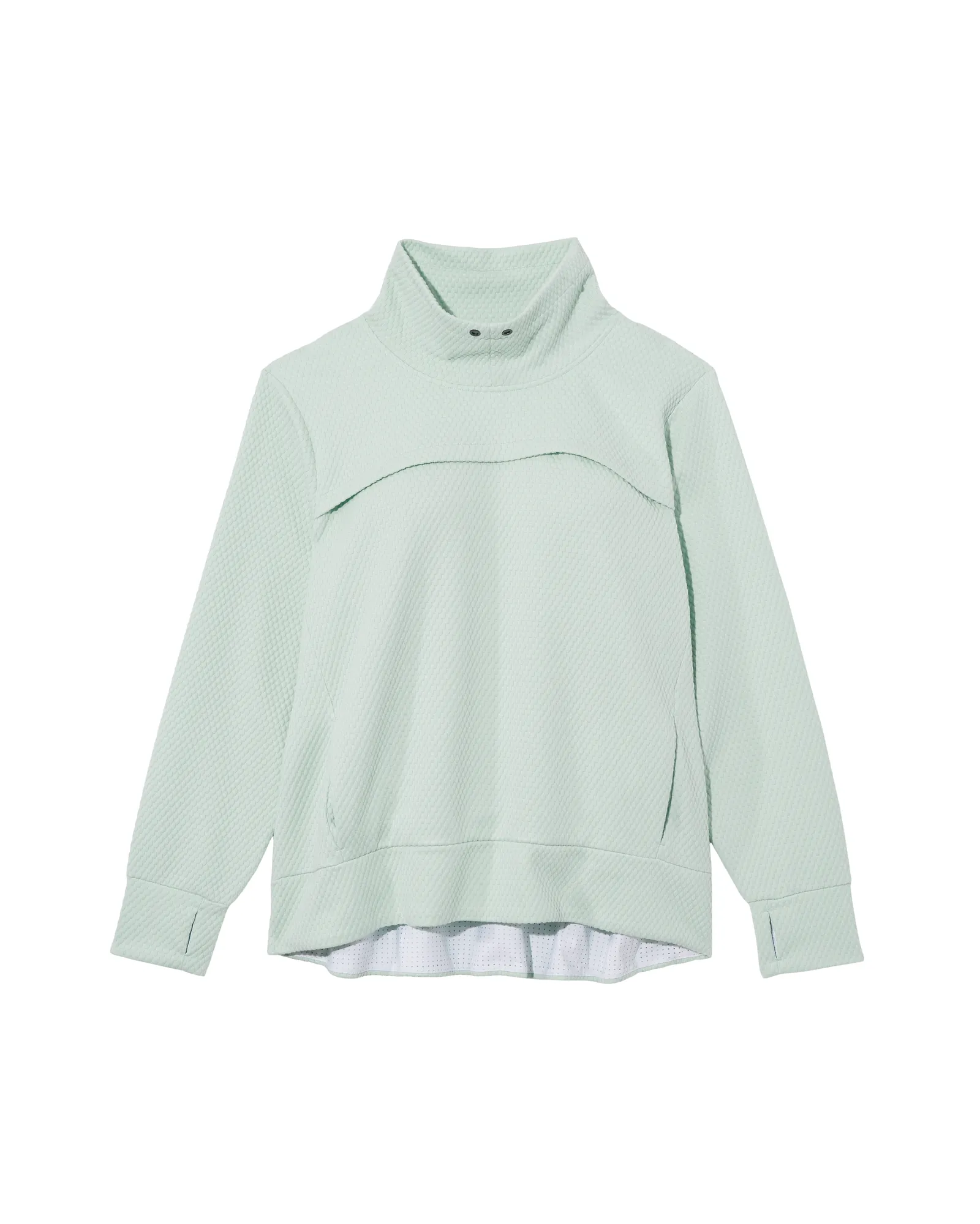 Carnation Turtle Neck Sweatshirt | Light Blue