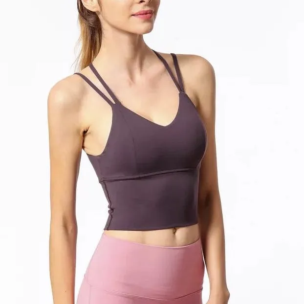 Double Straps Sports Top