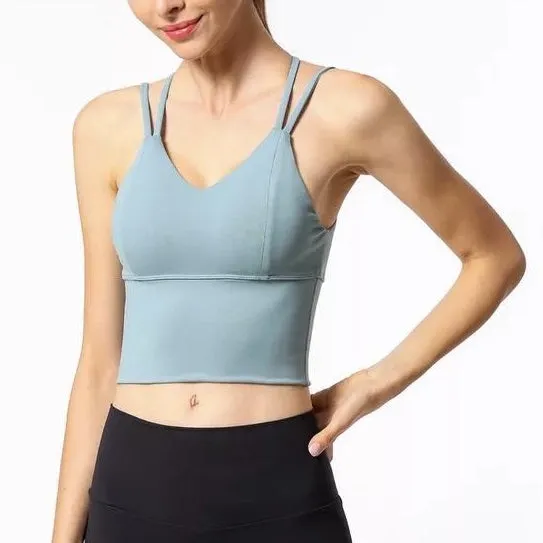 Double Straps Sports Top