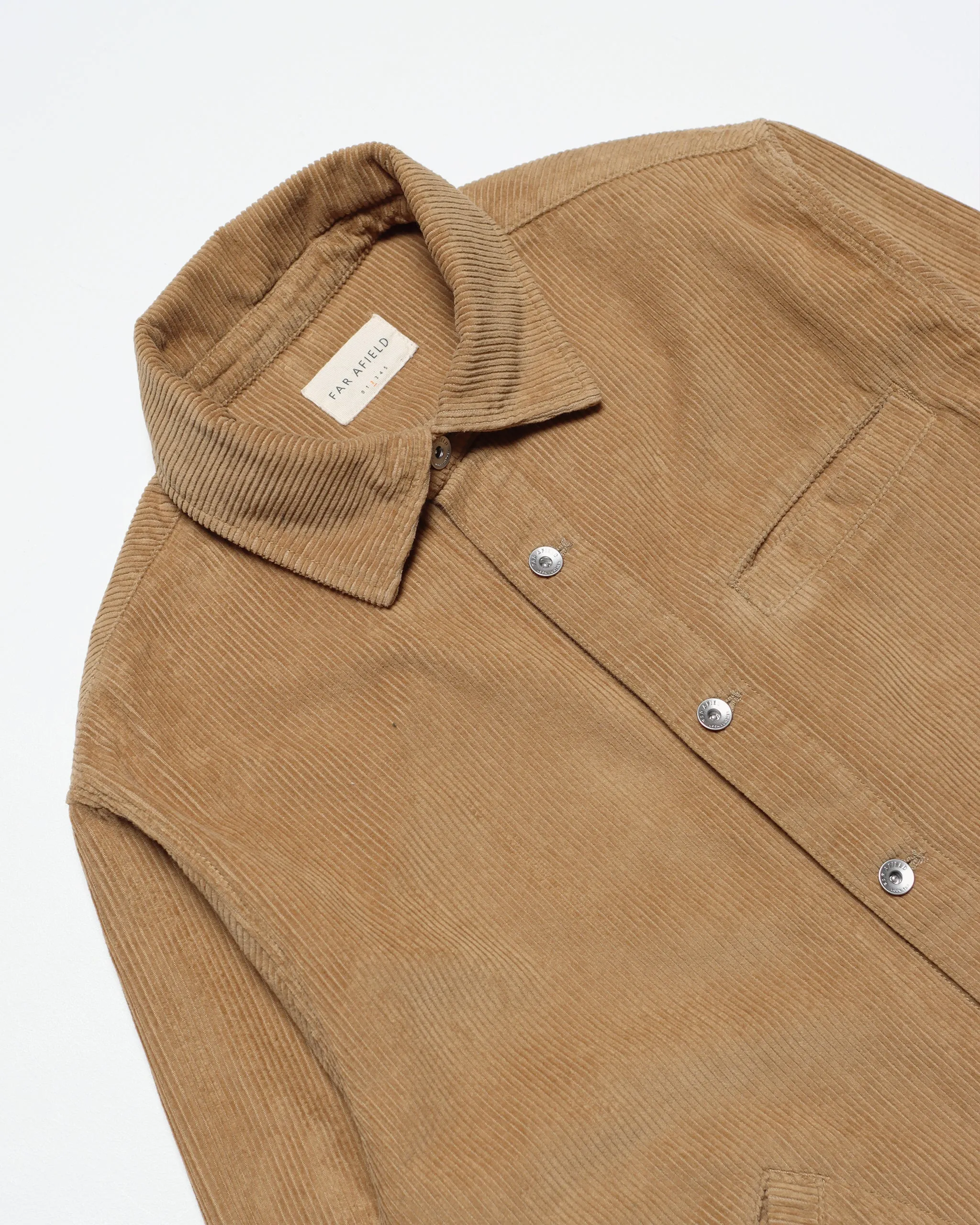 Evans Overshirt - Sand Corduroy