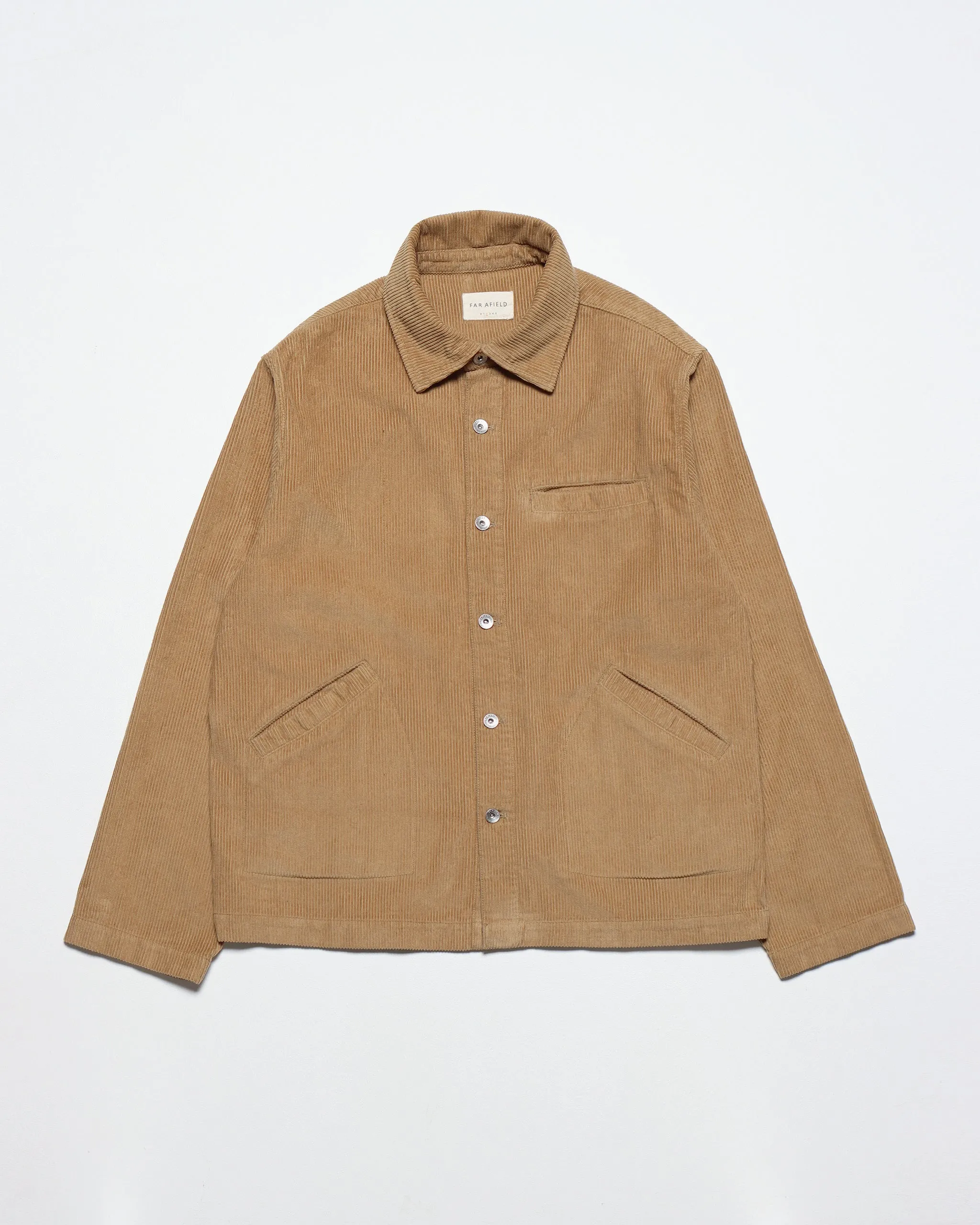 Evans Overshirt - Sand Corduroy