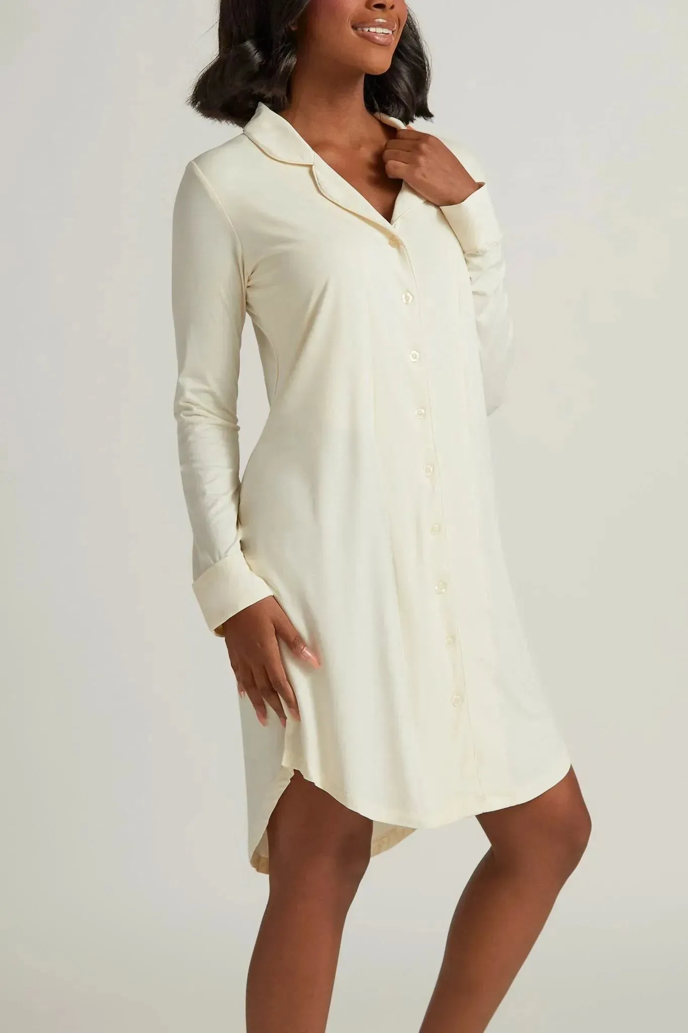 Faceplant Bamboo Boyfriend Nightshirt