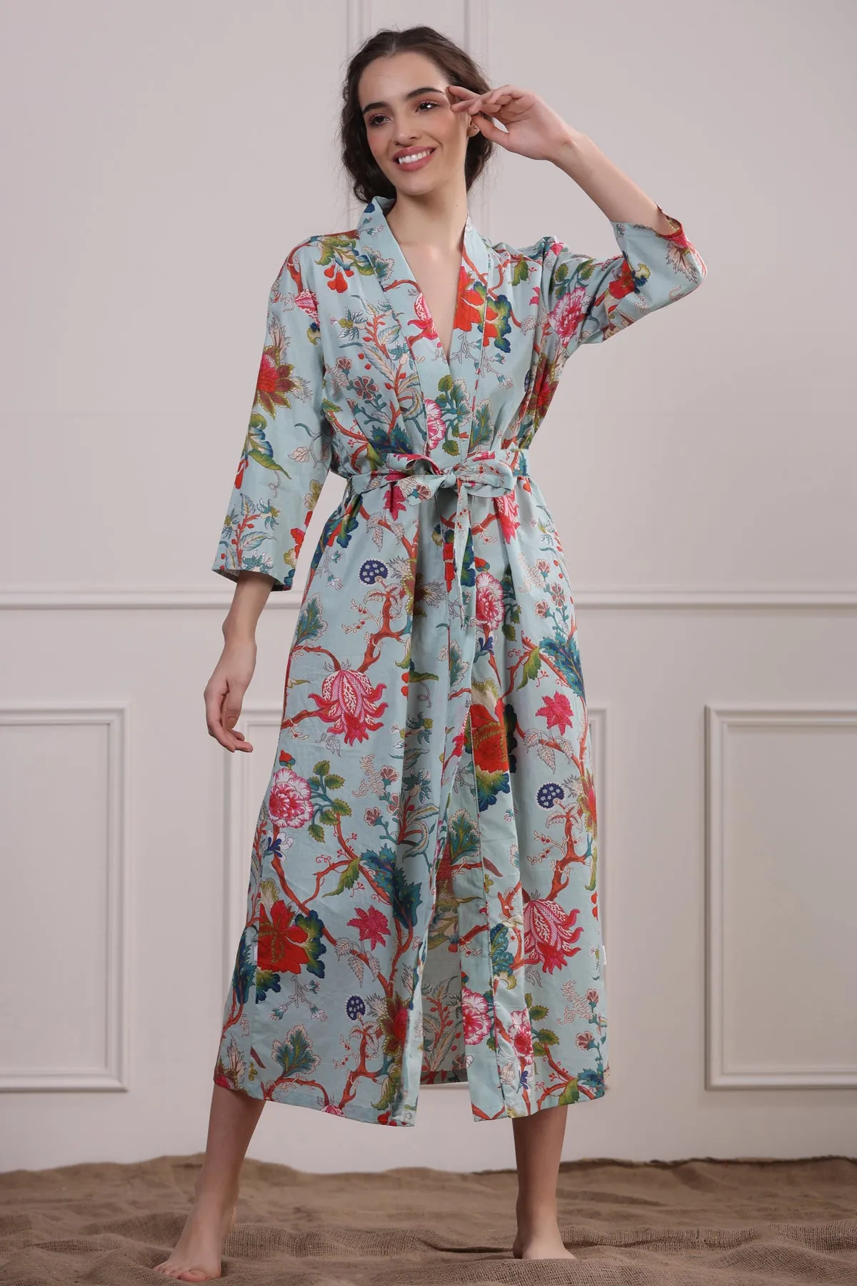 Florian Blue Robe Dress