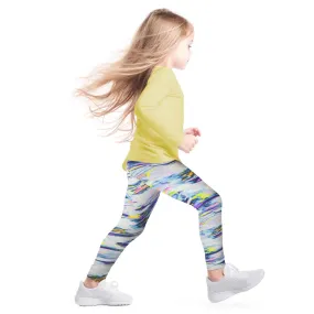 Girls Sports Leggings | Beautiful Paint Splash Print | Ankle-length | Activewear | Age 3 – 12 Years | Broggs®