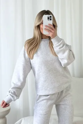 Glamify premium relaxed marl grey sweatshirt