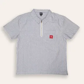 Hickory Stripe Quarter Zip Shirt