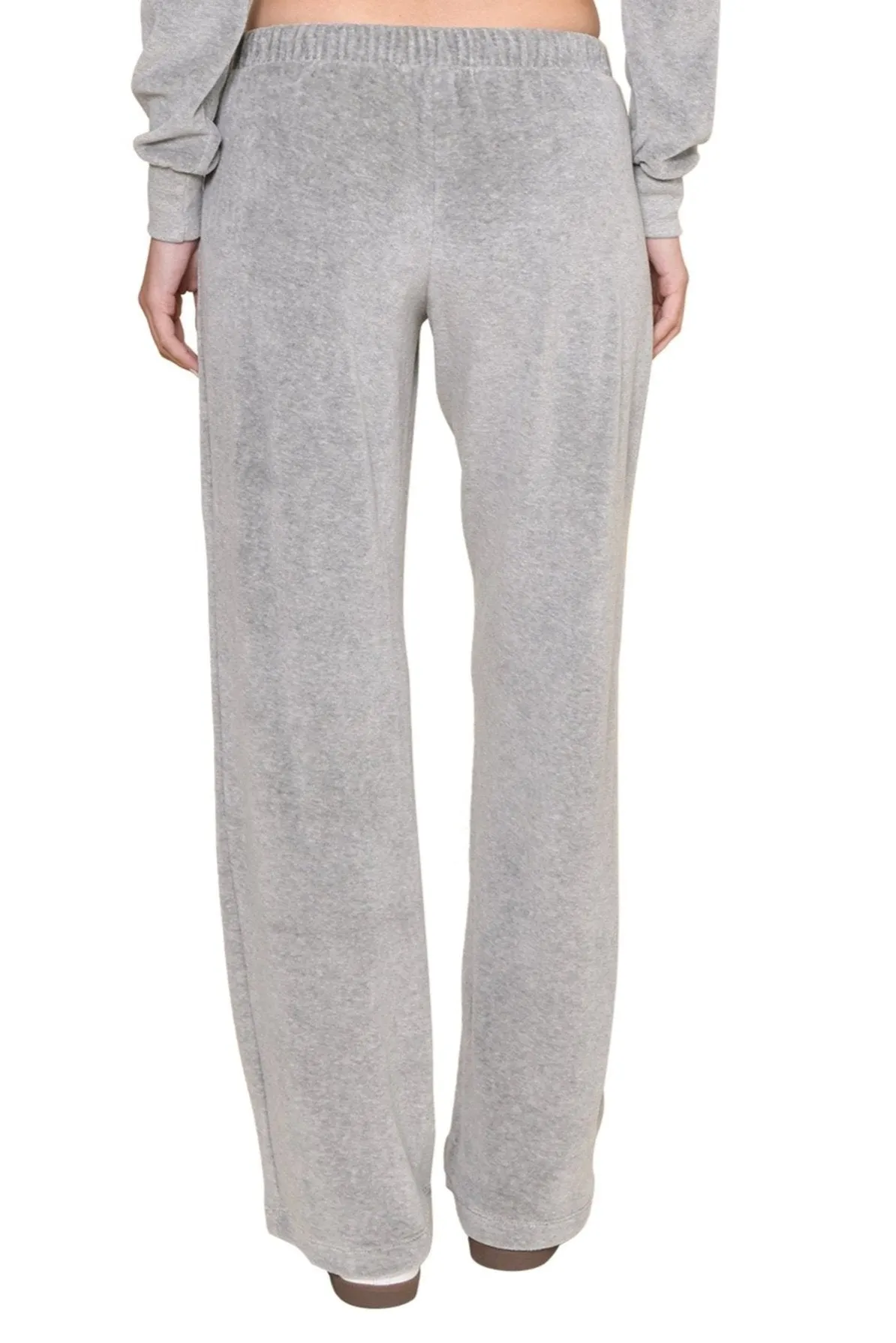 Holly Velour Wide Leg Sweatpant