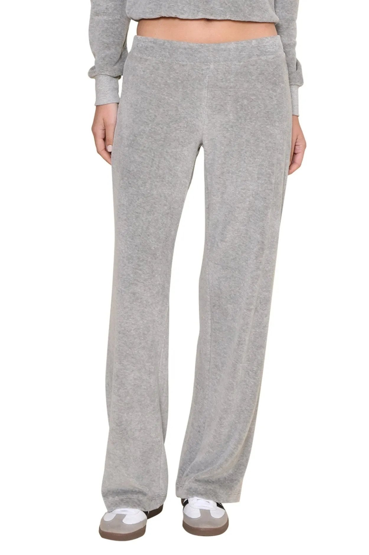 Holly Velour Wide Leg Sweatpant