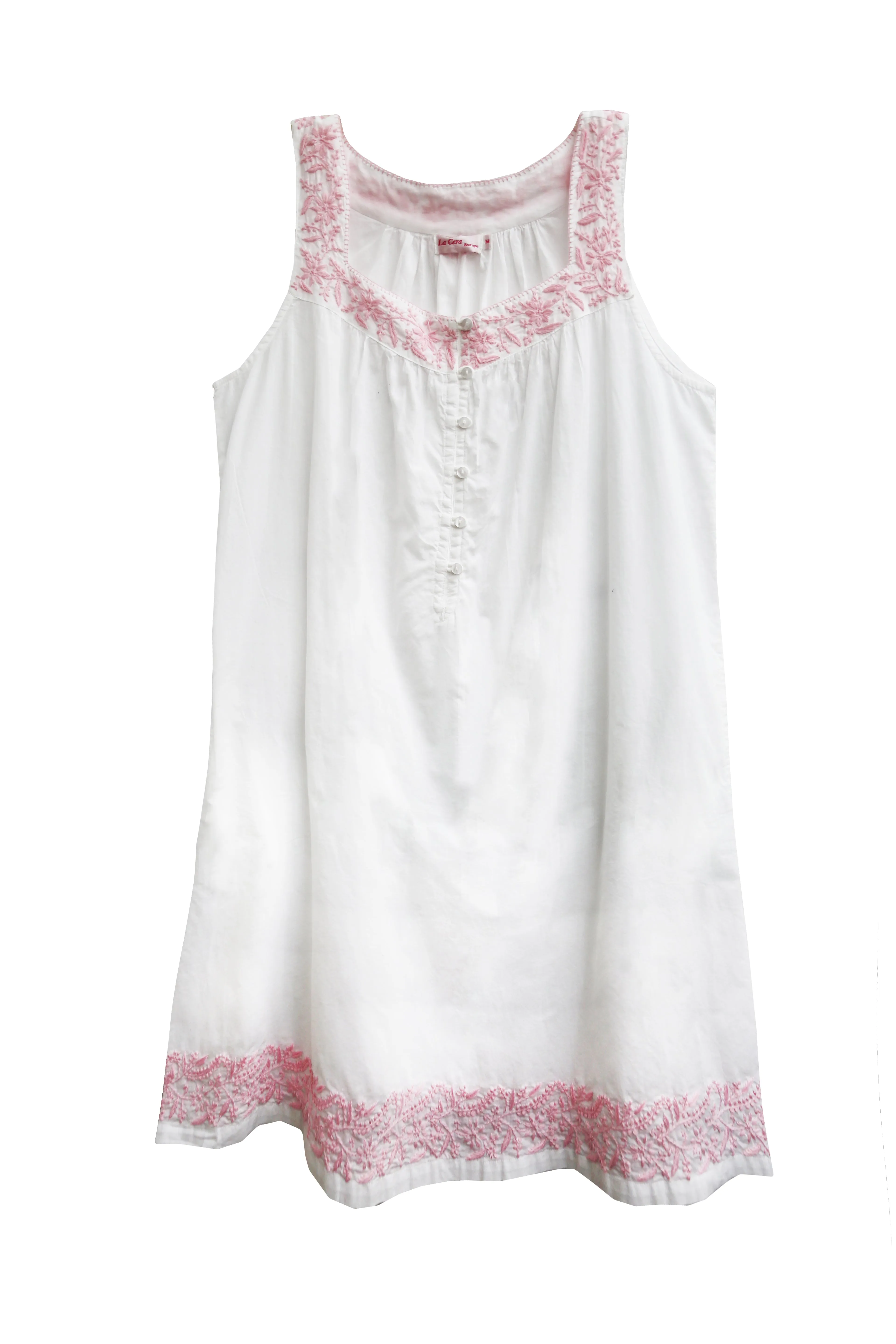 La Cera Hand Embroidered Chemise