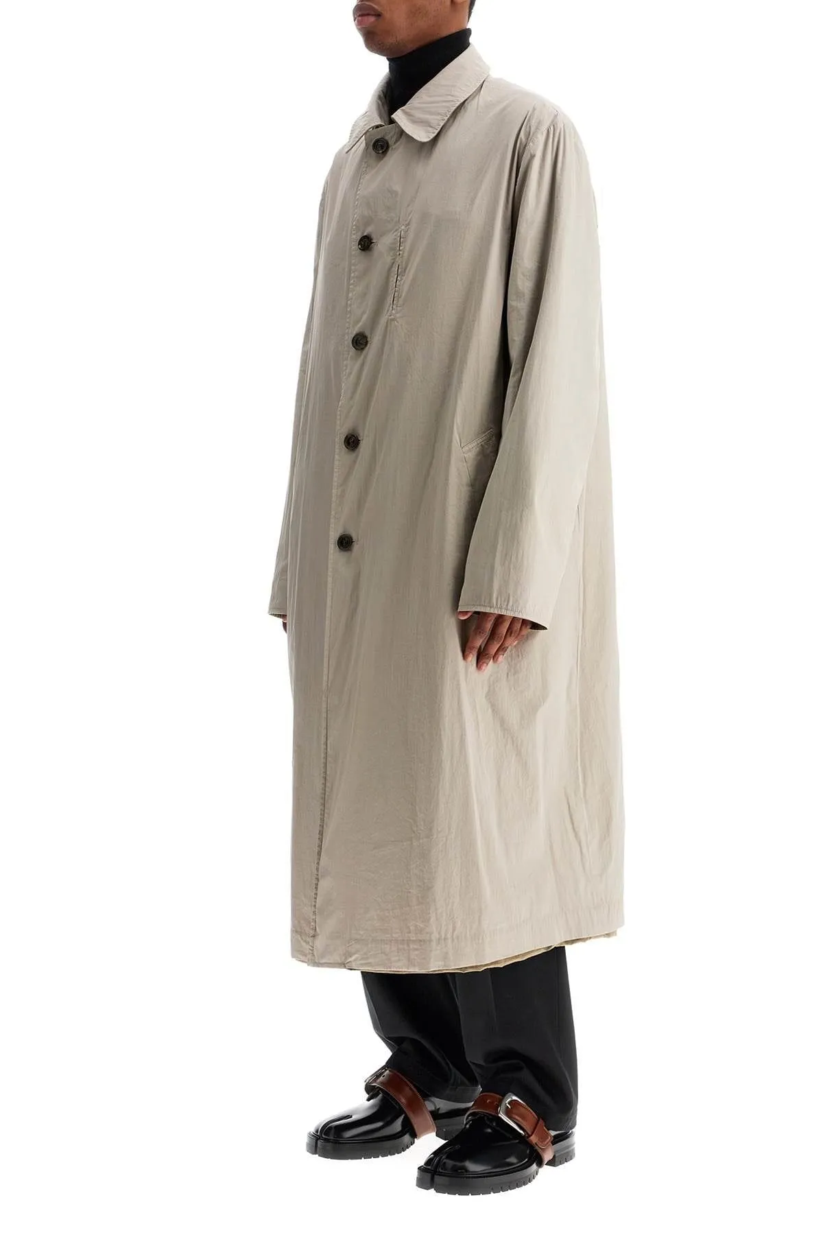 LONG REVERSIBLE TRENCH COAT