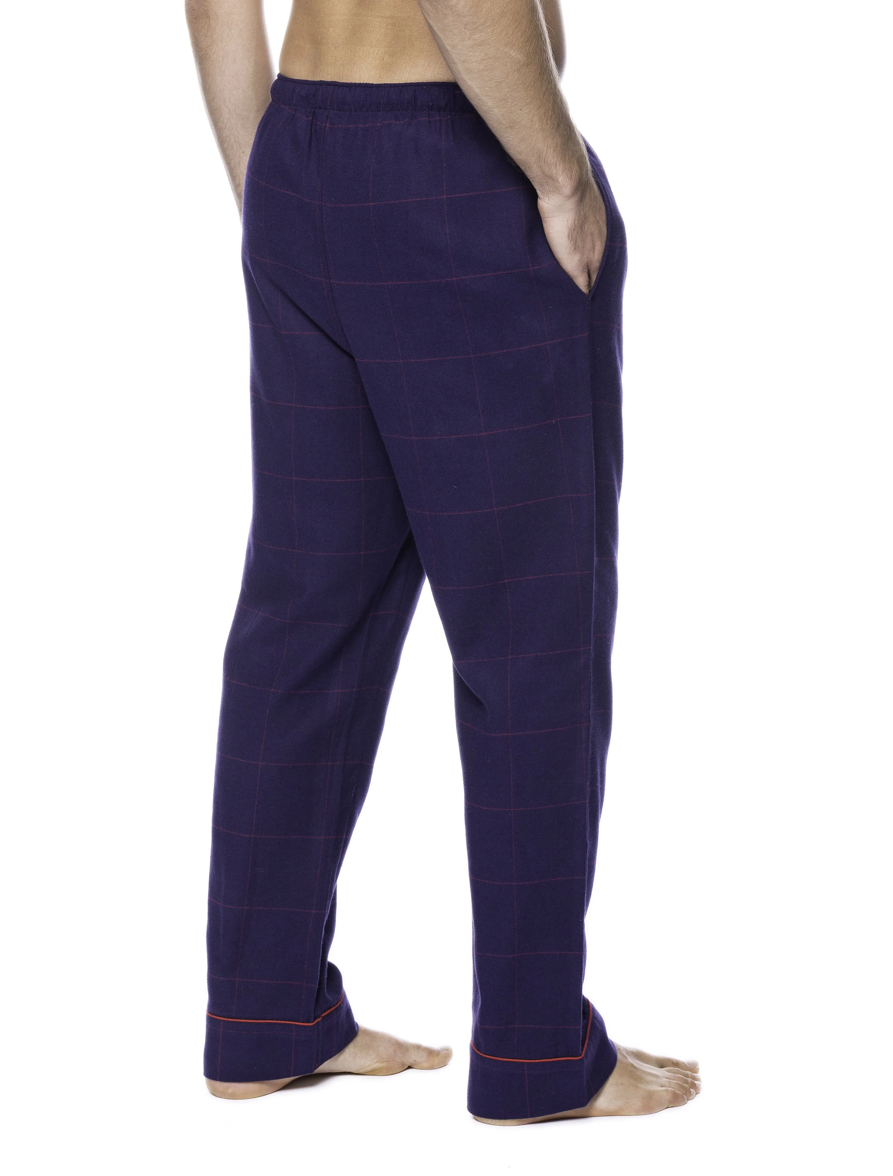 Mens 100% Cotton Flannel Lounge Pants