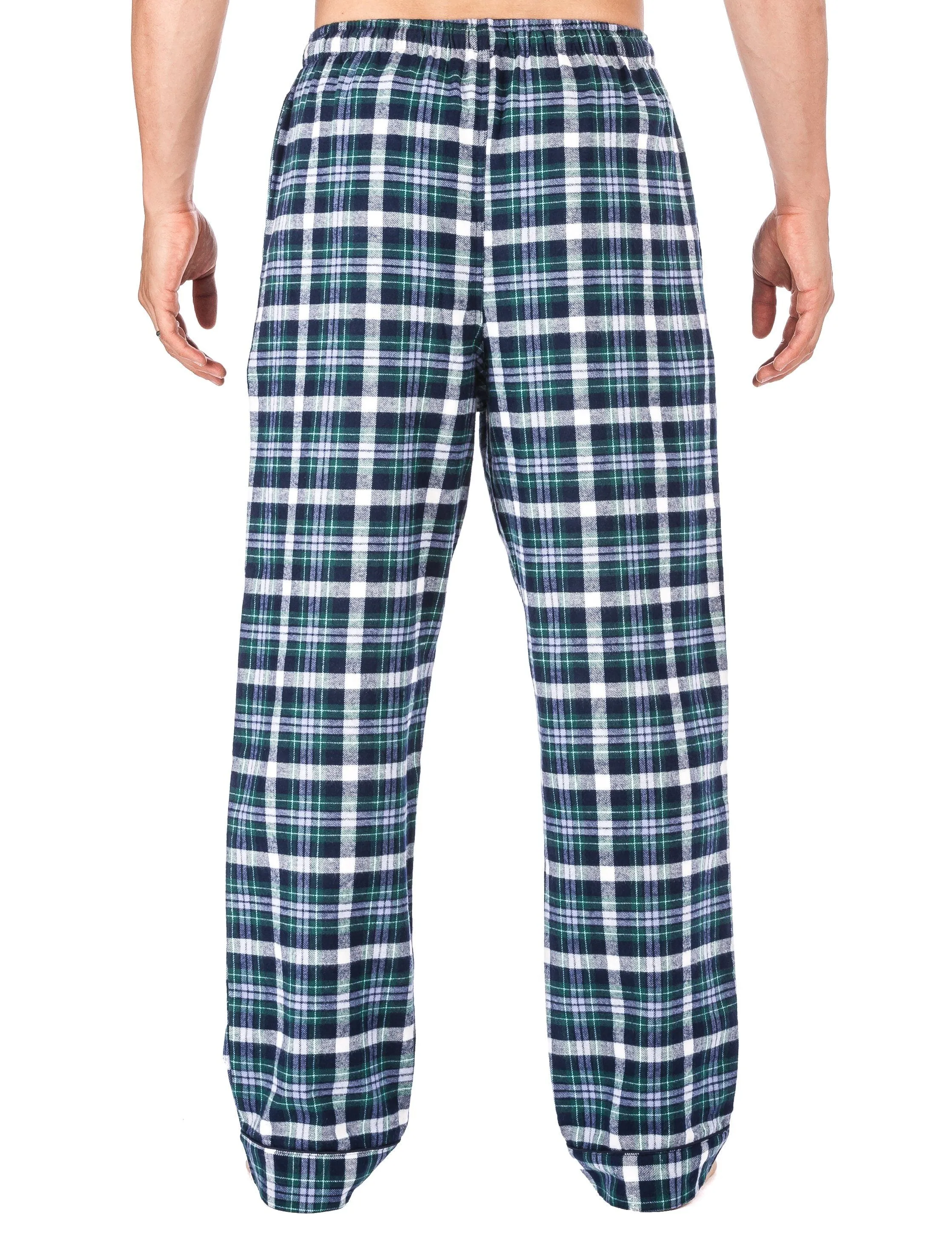 Mens 100% Cotton Flannel Lounge Pants