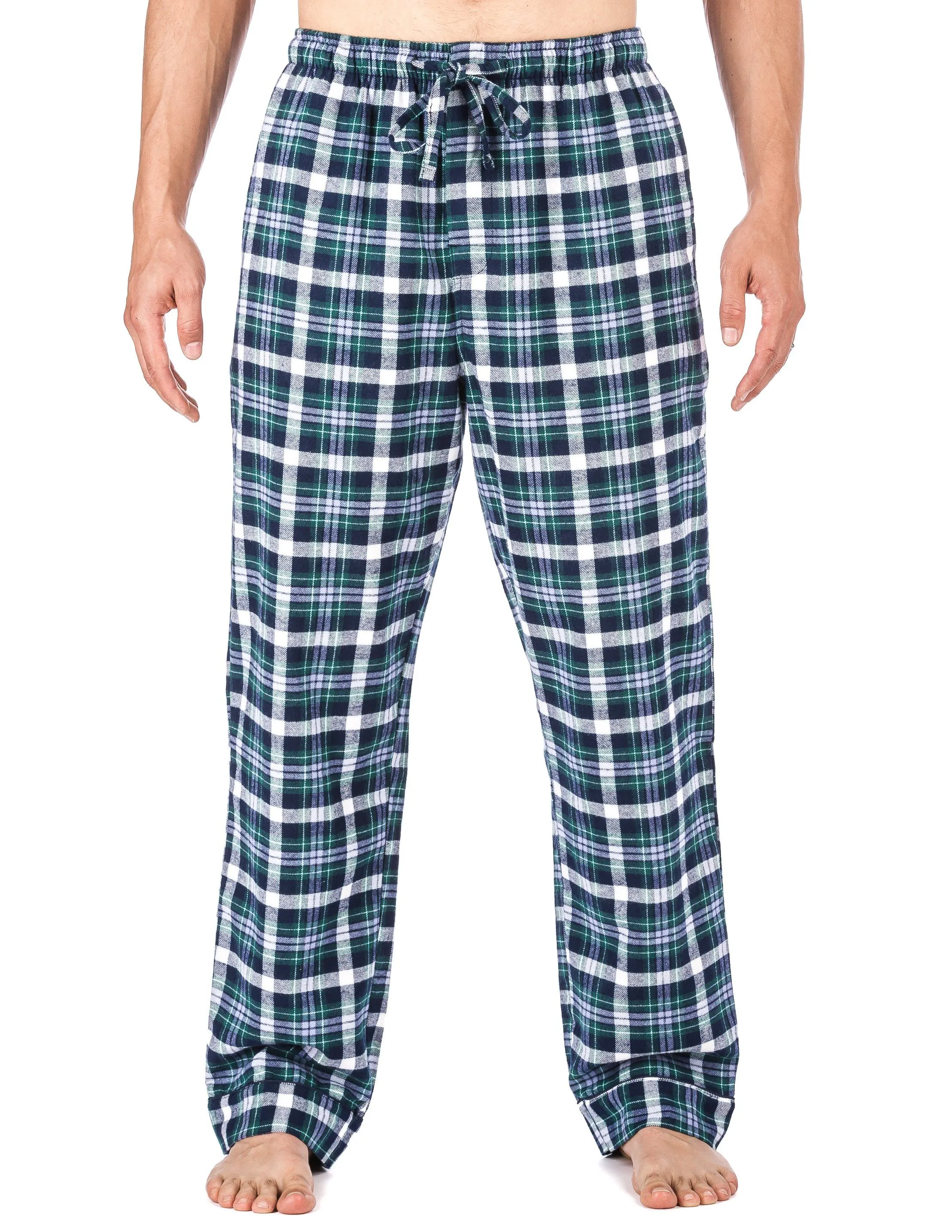 Mens 100% Cotton Flannel Lounge Pants