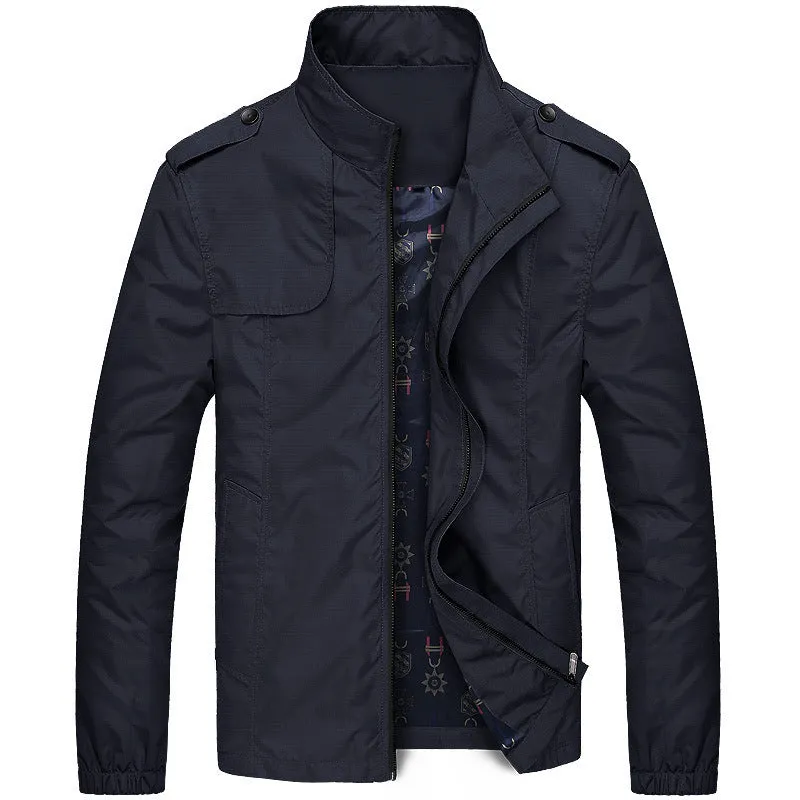 Men's Fitted Coats Casual Trench Coat Jacket