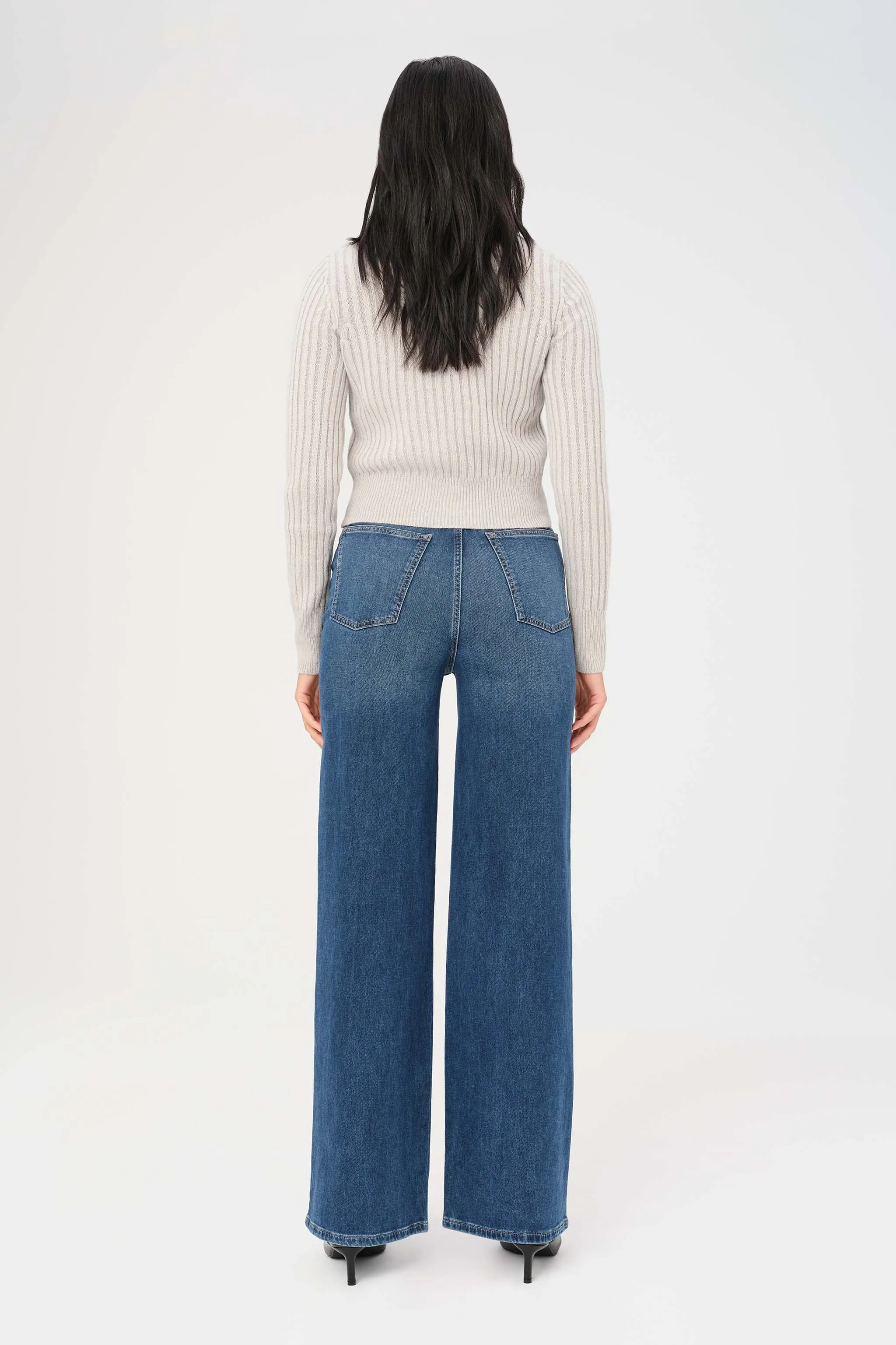 NCE - RELAXED WIDE LEG JEANS | BLUE EYED