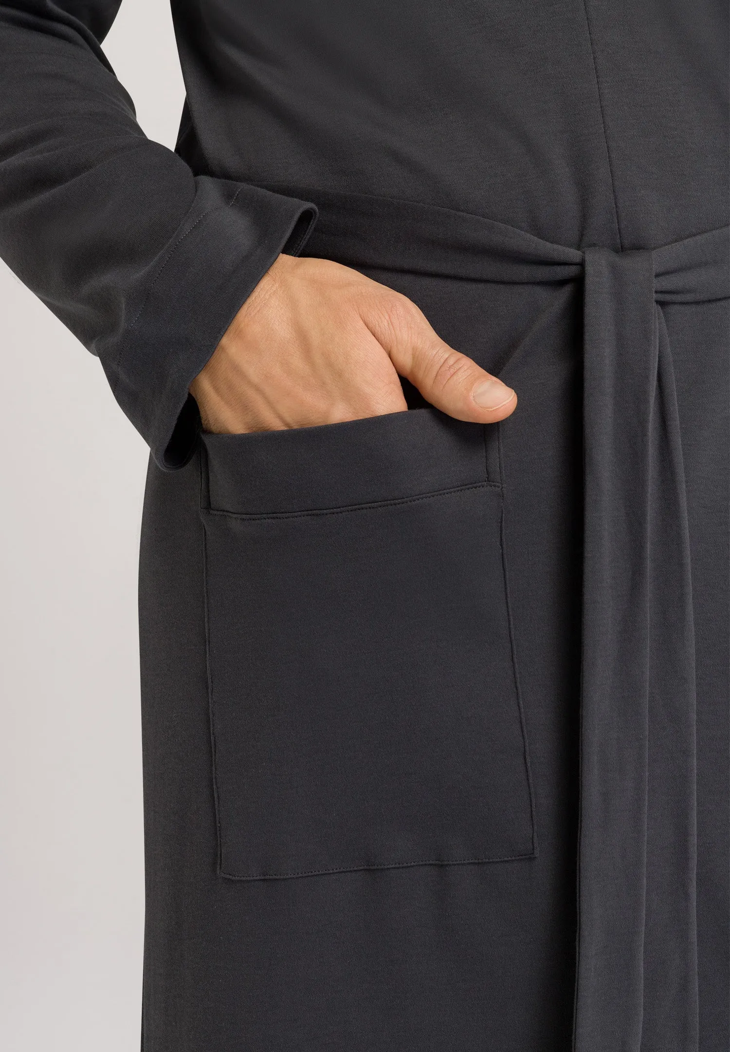 Night And Day Cotton Shawl Collar Robe | Dark Shale 75438-2844