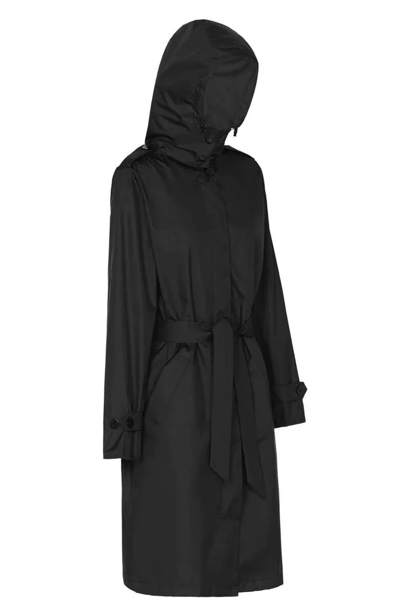 PAQME - Trenchcoat - Black