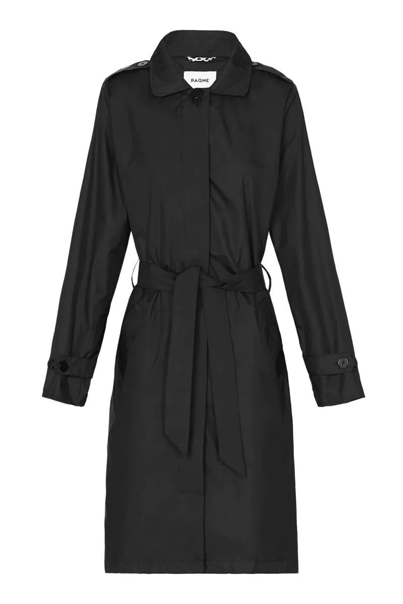 PAQME - Trenchcoat - Black