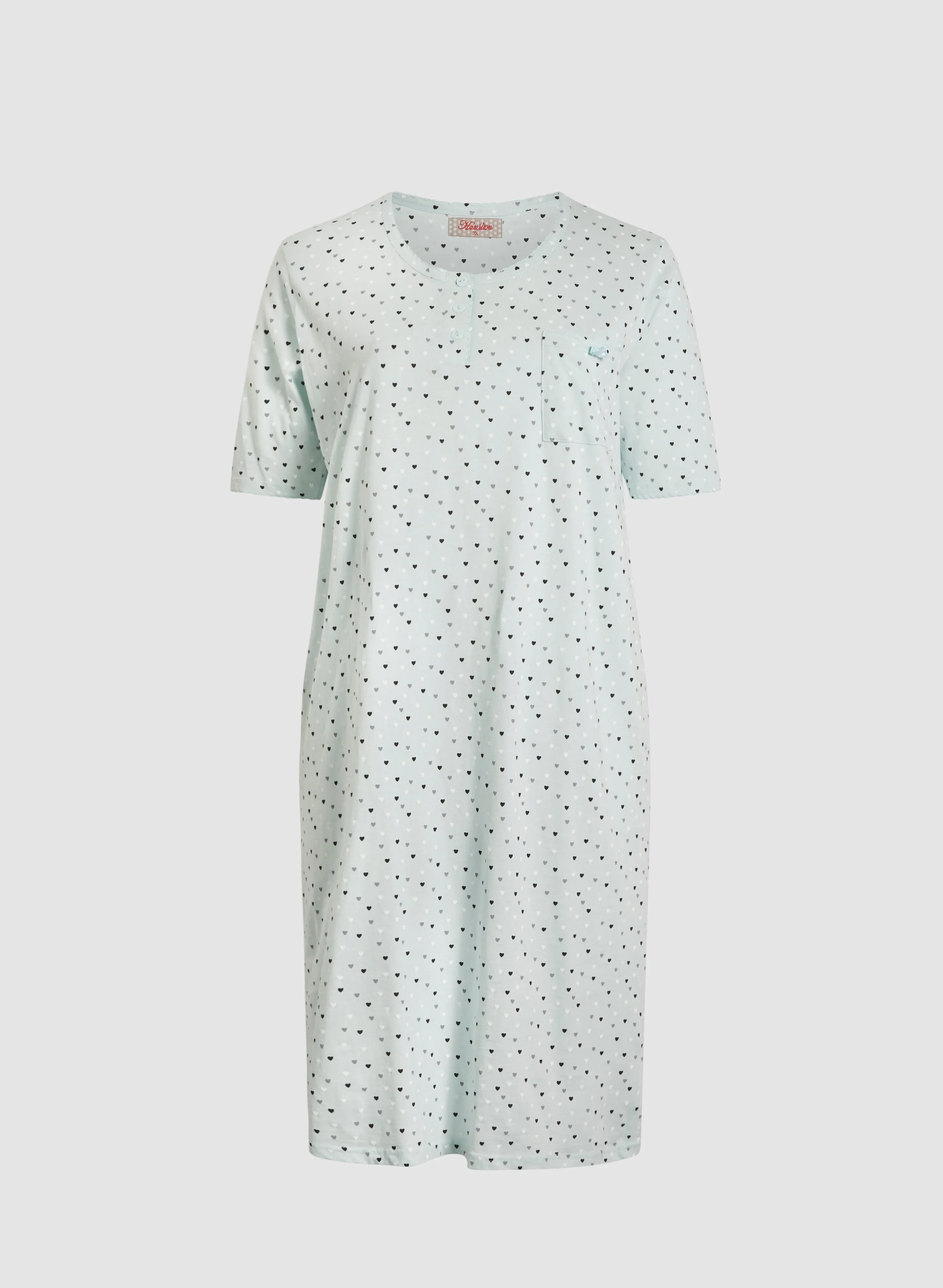 Polka Dot Motif Nightgown