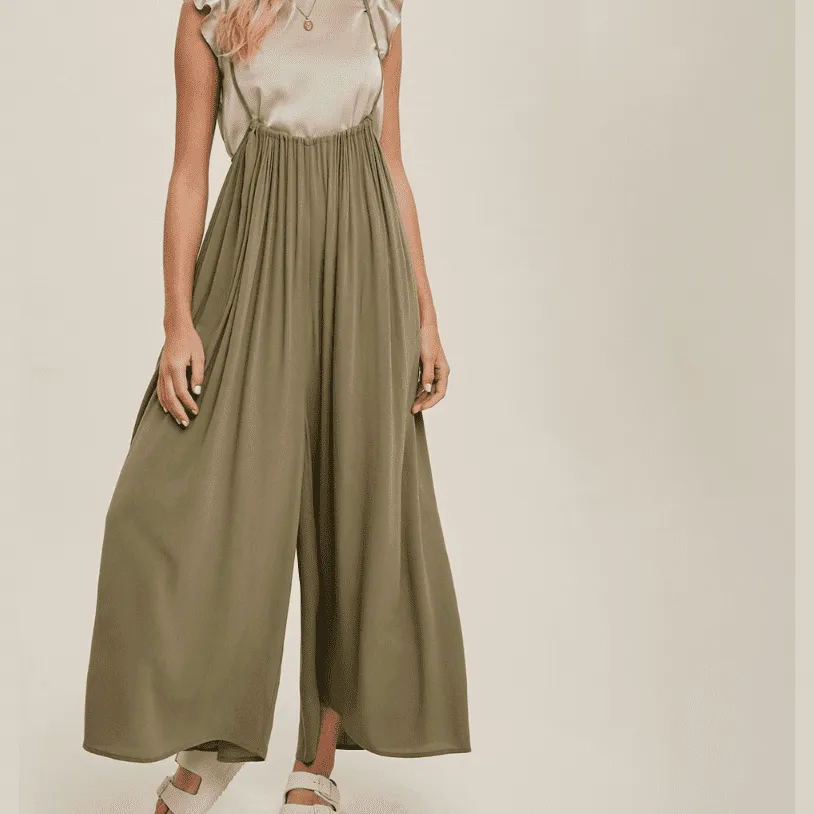 Santa Cruz Wide Leg Flowy Jumpsuit