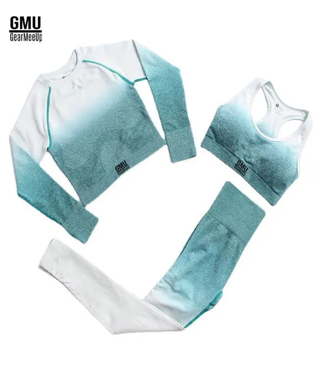 Seamless Ombre Sports Set 3