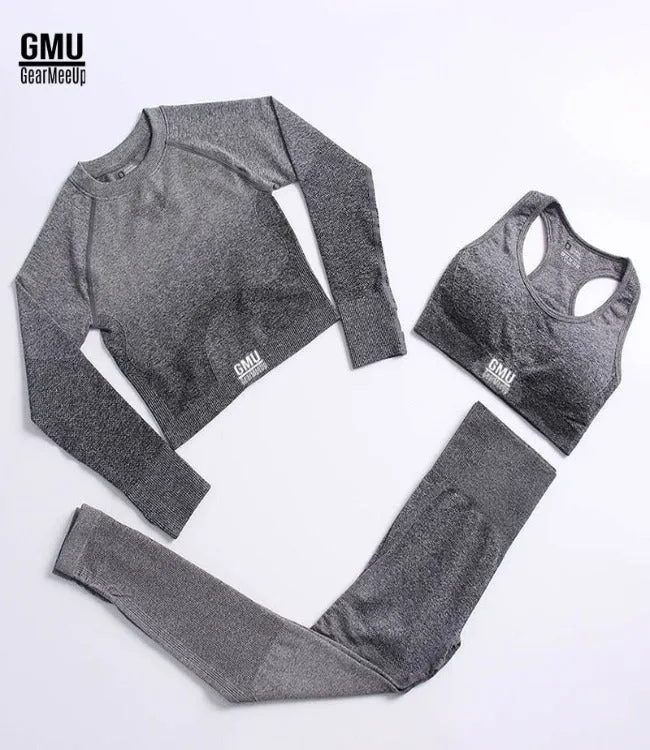 Seamless Ombre Sports Set 3