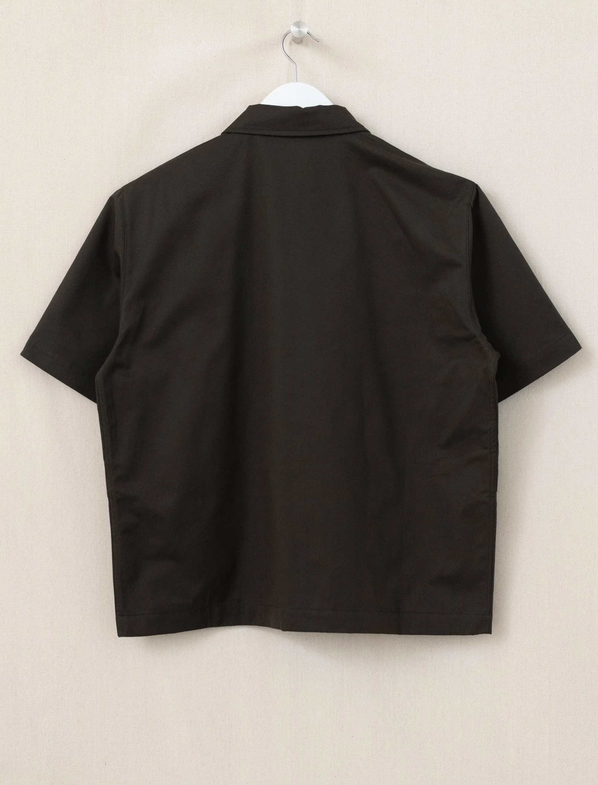 Solid S/S Shirt (Soil Brown)