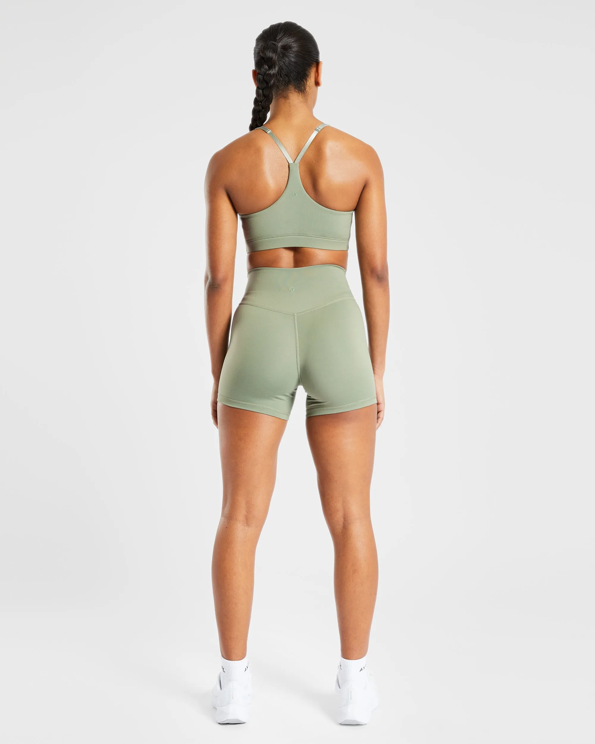 Staple Sports Bra - Olive Green