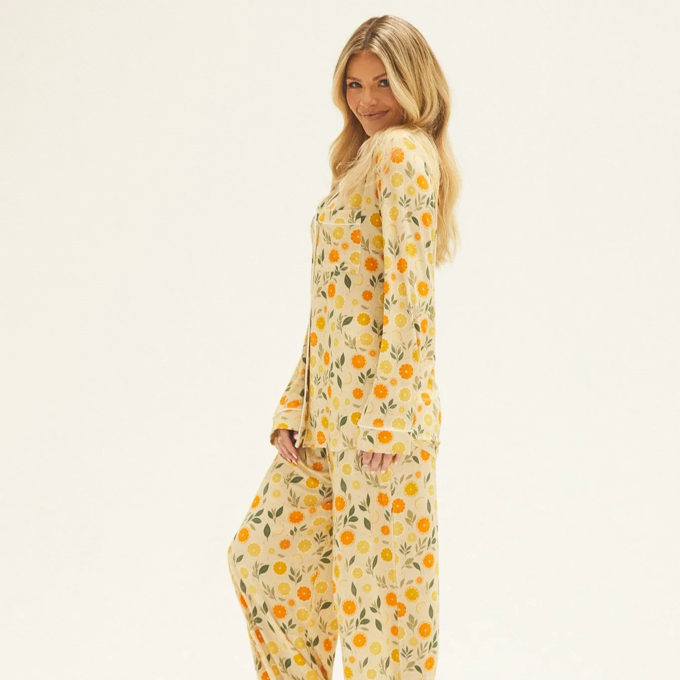 Sunshine Citrus - Women's Matching Loungewear Set