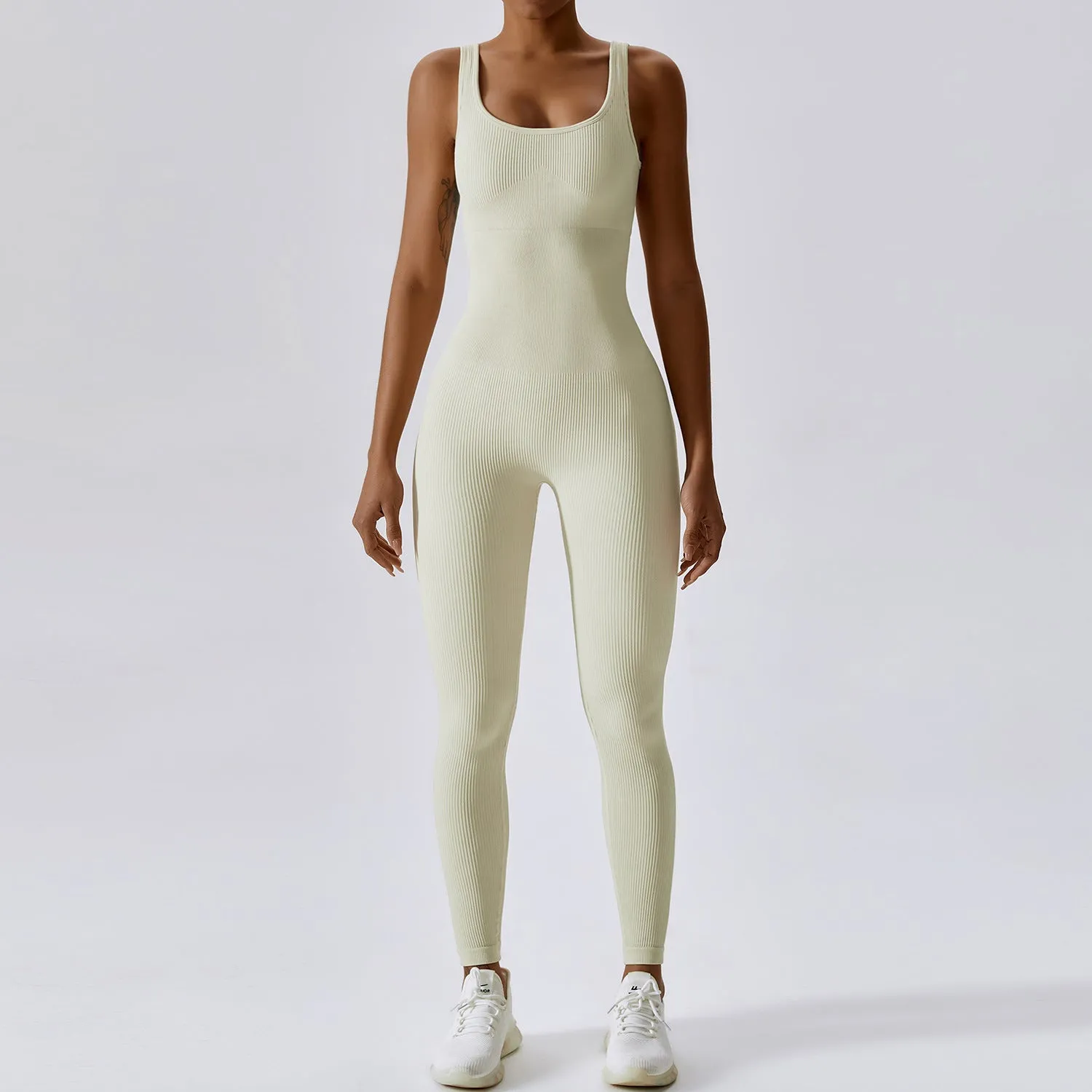 U-neck Jumpsuit