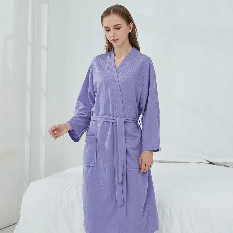 Unisex Couples Matching Mid-Sleeve Robe