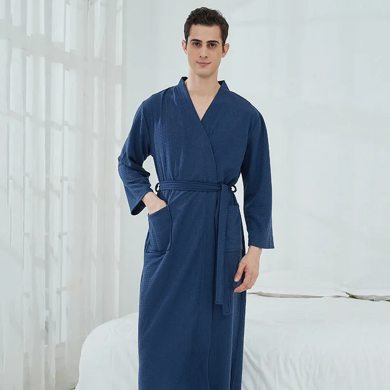 Unisex Couples Matching Mid-Sleeve Robe