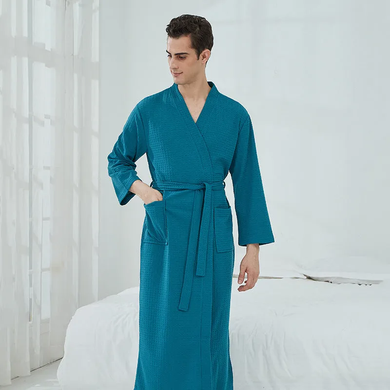 Unisex Couples Matching Mid-Sleeve Robe