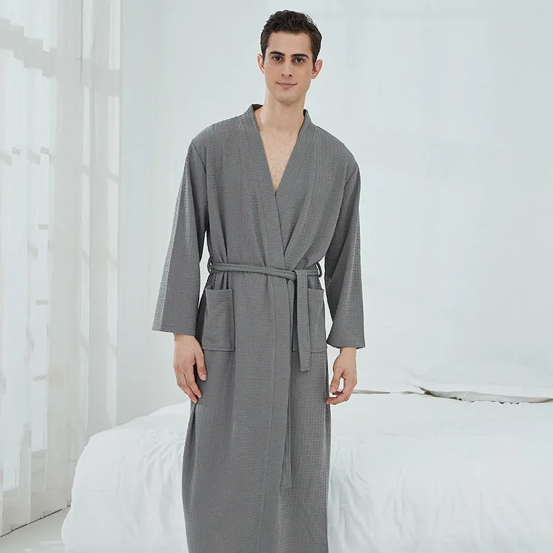 Unisex Couples Matching Mid-Sleeve Robe