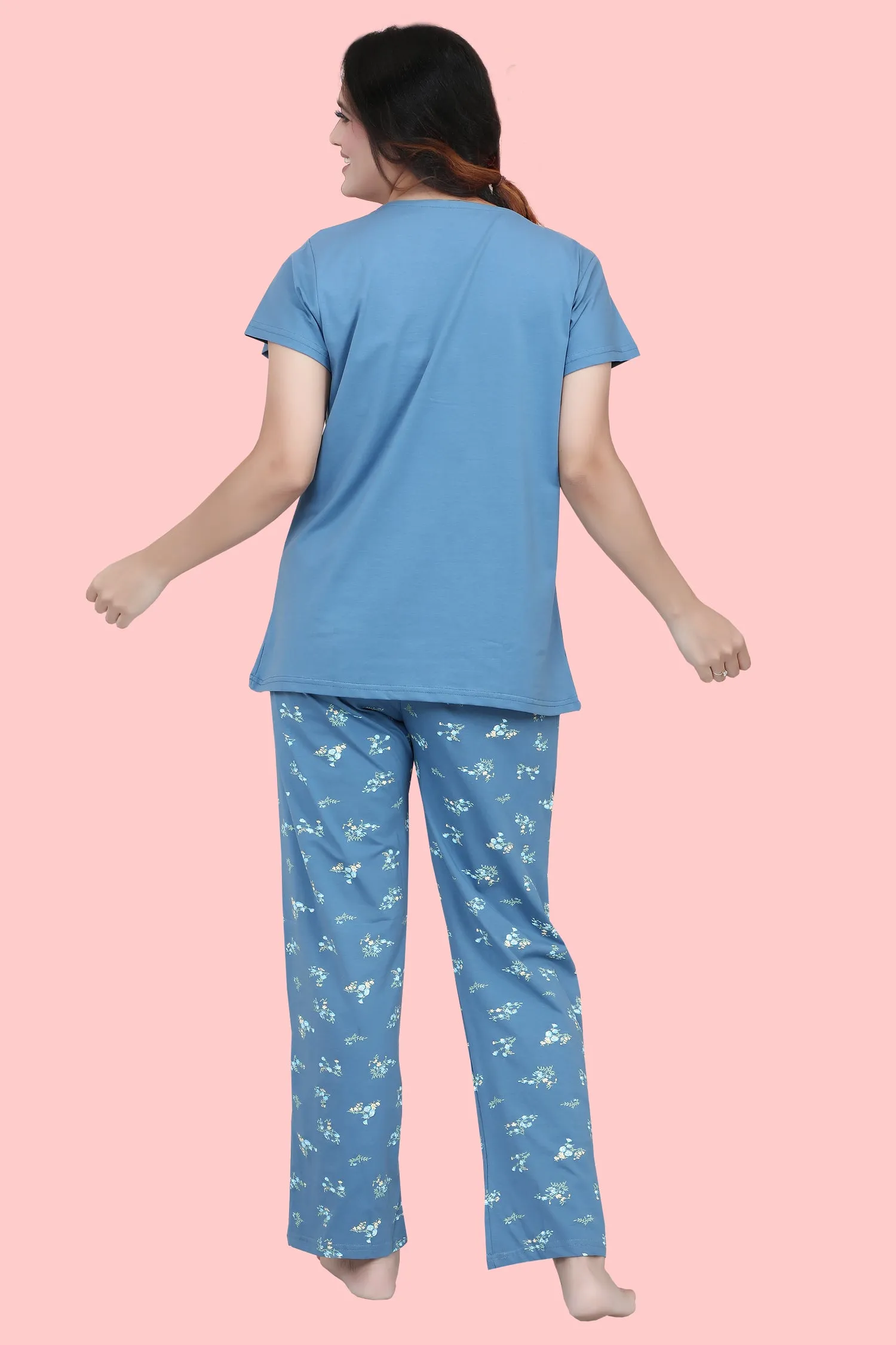 Velure Classic Floral Print Pajama Set