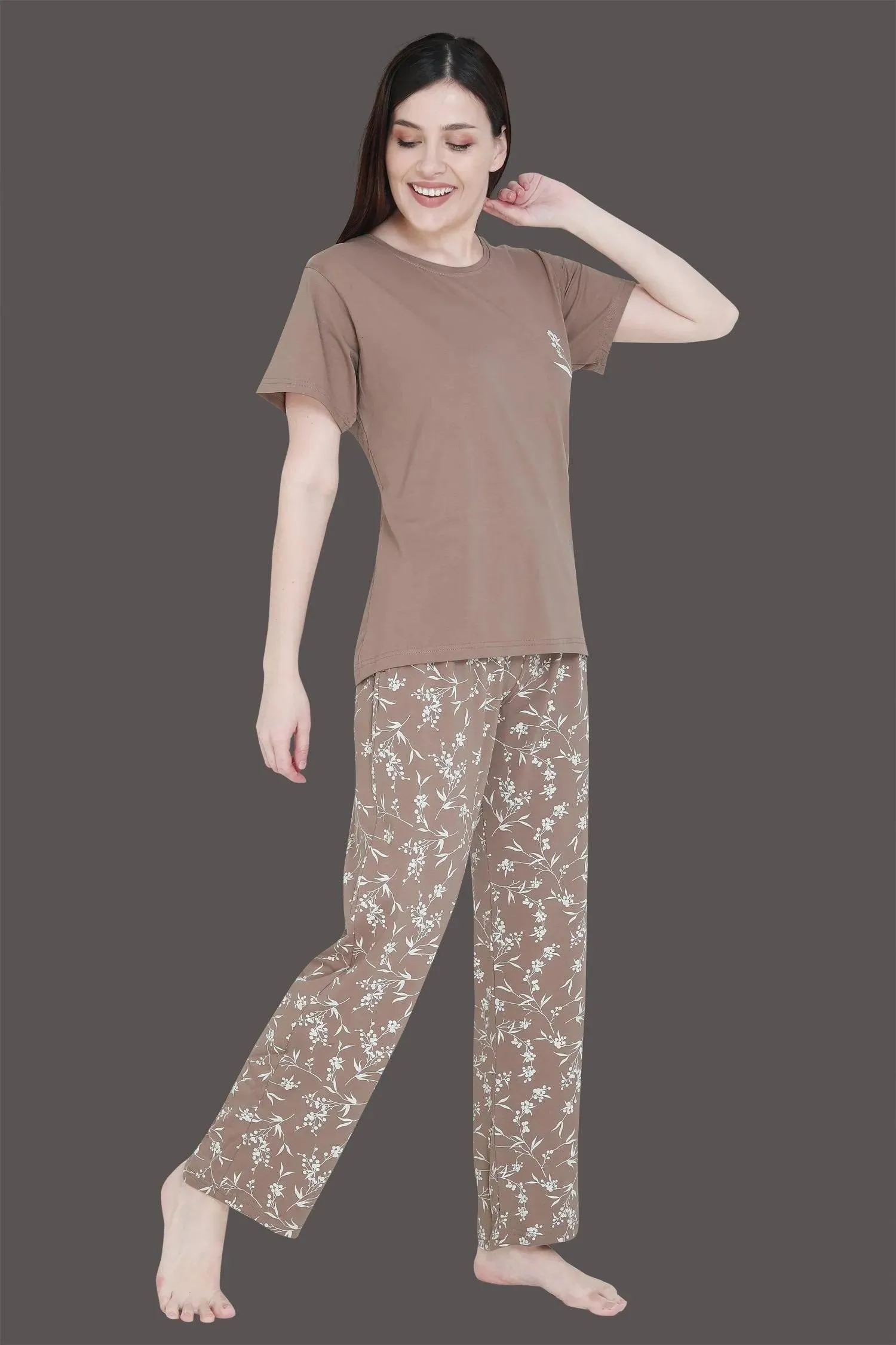 Velure Cute Floral Print Pajama Set