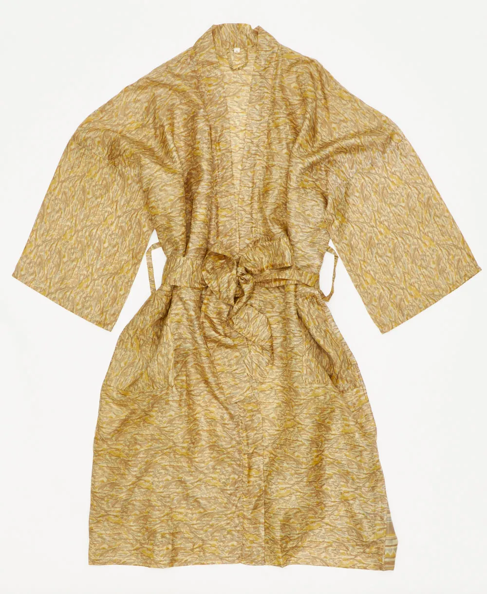 Vintage Silk Robe - No. 240118 - Extra Large