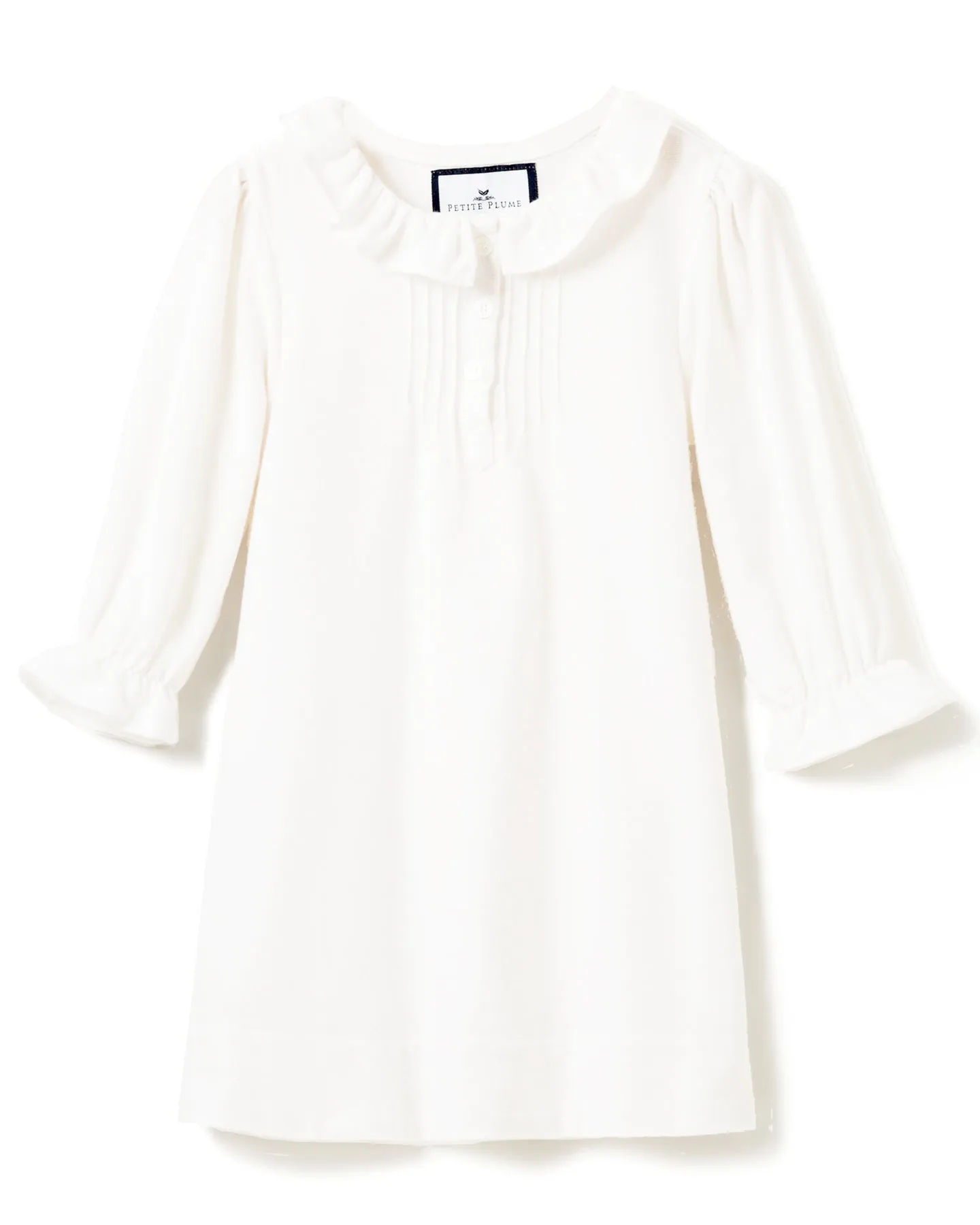 White Flannel Victoria Nightgown