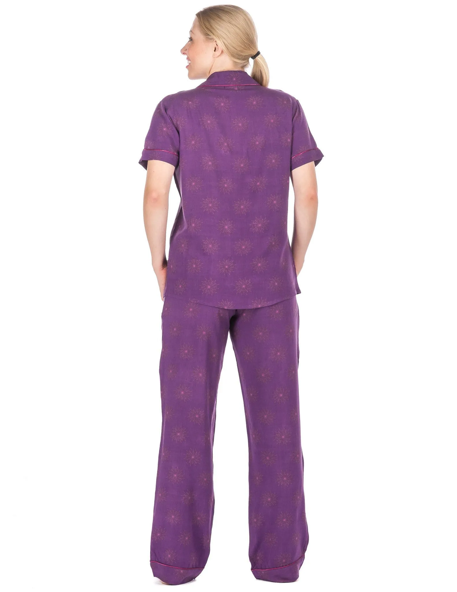 Women's Cool Breeze Woven Short Sleeve Pajama Set