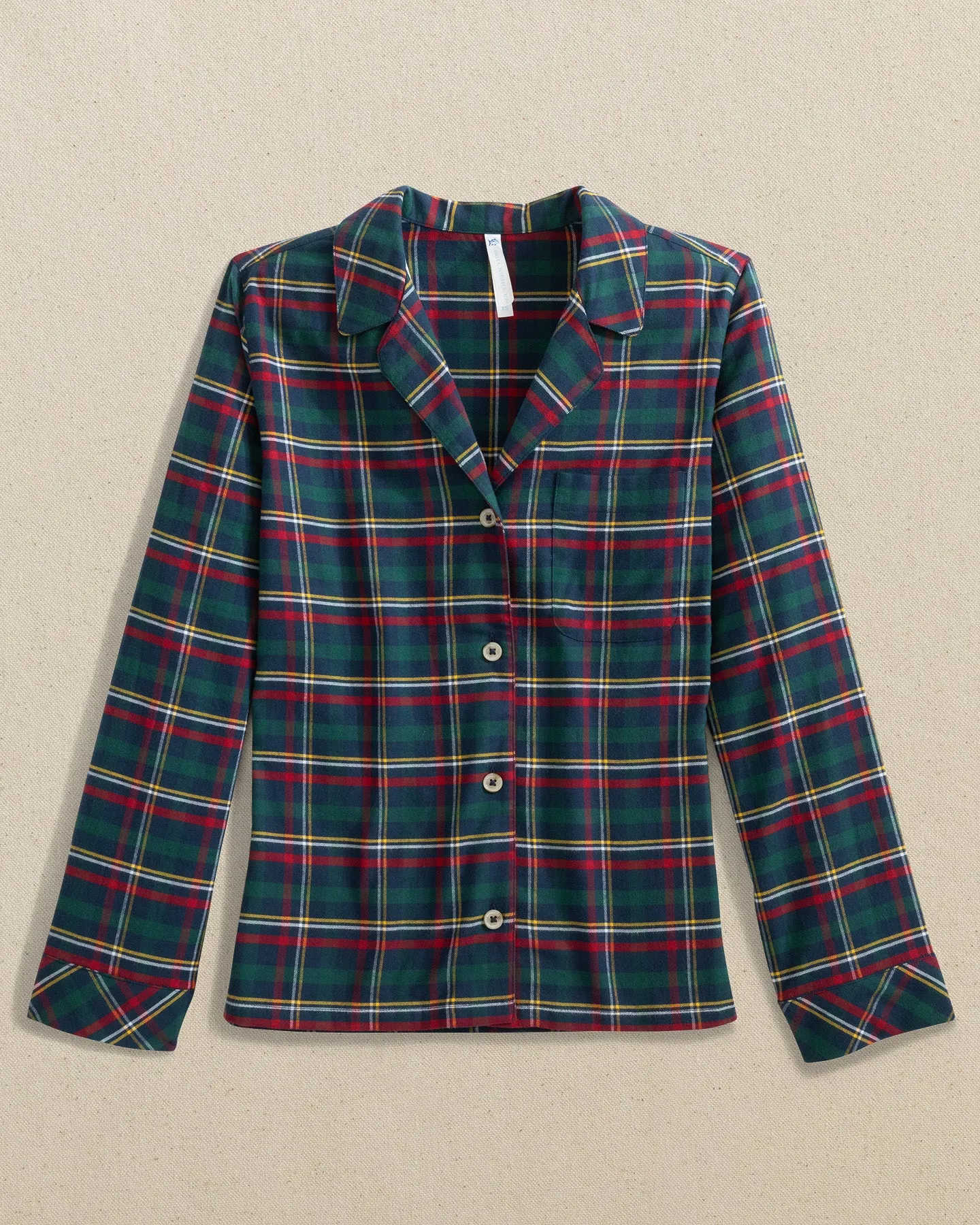 Women's Partridgeberry Plaid Lounge Shirt